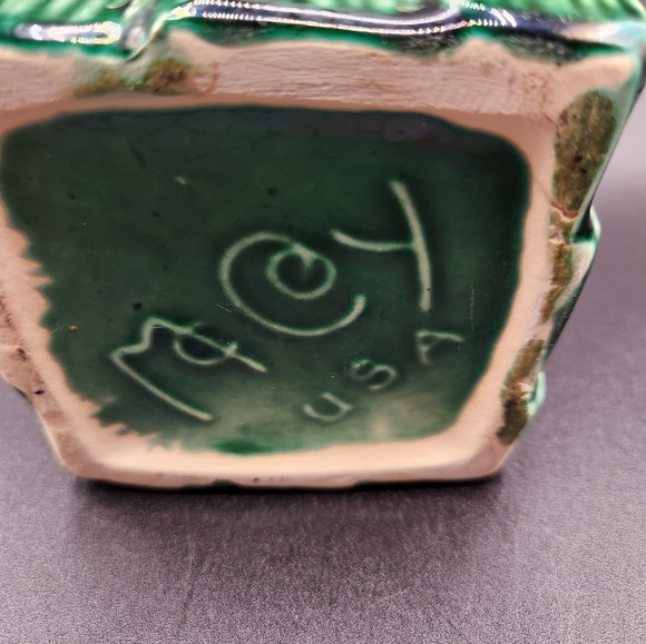 Vintage MCM Bamboo pattern vase - Picture 4 of 8